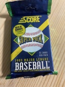 Karty kolekcjonerskie karty bejsbolowe booster z 1993 r.