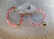 Modna bransoletka damska koraliki naturalny kamień