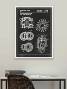 Plakat Reaktor Jądrowy Tokamak szkic, bez ramy