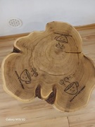 Stolik kawowy z akacji.