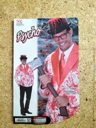 Zakrwawiona marynarka biała krew + siekiera zabawka na Halloween  męska