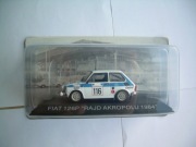 Kultowe maluchy Fiat 126p Rajd Akropolu 1/43 bez gazetki