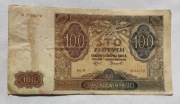 100 złotych 1941 Bank Emisyjny w Polsce Panorama Lwowa GG Seria D