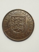 Jersey 1/12 szylinga ND (1954r.) -Wyzwolenie Wyspy -Elżbieta II - Rzadka