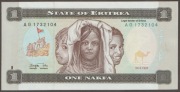 Erytrea 1 nakfa 1997 - AG - stan bankowy UNC