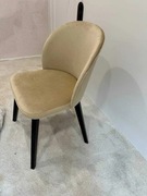 6 nowych krzeseł tapicerowanych z drewnianymi nogami DEKORIMEBLE