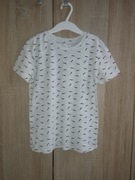 T-shirt bawełniany szary melanż r. 122/128