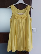 Nowa żółta sukienka na naramkach XS, S