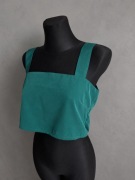 Top crop zielony zamek M/L Vespel 247 (74)