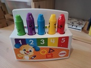 Fisher Price interaktywne kredki + telefon dla gadułki na kółkach kpl