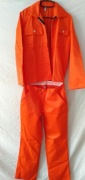 spodnie i bluza robocza Pomarańczowa BARSTAD r. 48 orange nylon