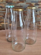 Butelka szklana 0,75l 750ml sok mleko jogurt kefir 
