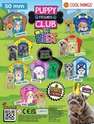 Zasyp do automatów: PUPPY CLUB FRIENDS THE BEST GOLD – 50mm (100 szt.)