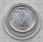 #2483 Rwanda 1 frank  2003 UNC