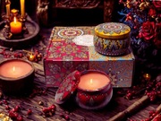 WALENTYNKI !Zestaw prezentowy „W Zmysłach” "HAND MADE" Świece sojowe