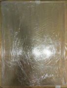 Szkło ornamentowe dekoracyjne "biały szynszyl"