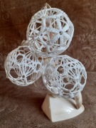 BOMBKI SZYDEŁKOWE RĘCZNIE ROBIONE 3 szt (13) 