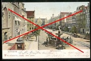 GDAŃSK Danzig Langemarkt wyd. Dr Trenkler  1905