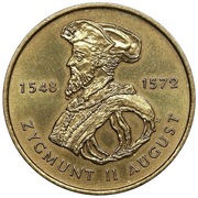 162. 2 złote Zygmunt August 1996 Bardzo Rzadki