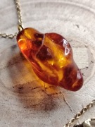 Naszyjnik z Naturalnym Bursztynem Bałtyckim. 