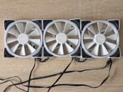 Wentylatory NZXT Aer RGB 2 Białe HF-28120-FP 3szt