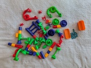 Zabawka konstrukcyjna tor kulkowy zjeżdżalnia kulek labirynt marble run