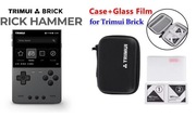 Trimui Brick Czarna + karta pamięci z grami + oryginalny futerał + szkło 