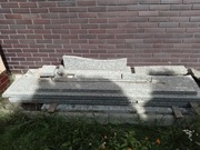 podstopnice pod nagrobek/grobowiec granit strzegomski