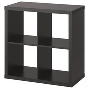 IKEA KALLAX – regał 77x77 cm, czarnobrąz, jak nowy