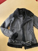 Kożuszek czarny rozmiar 36