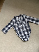 Body jak koszula w kratkę dla chłopca rozmiar
