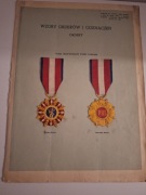 WZORY ORDERÓW I ODZNACZEŃ