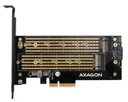 Adapter wewnętrzny Axagon PCIe x4 do M.2 PCI-Express + M.2 SATA + SATA