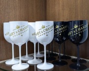 Kieliszek/kieliszki MOET & CHANDON kolor biały i czarny cena za 1 szt.