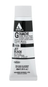 Farba gwasz akrylowy Acryla Gouache Holbein Jet Black D836 40 ml