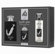 Perfumy unisex, zestaw Lattafa Ishq Al Shuyukh Silver