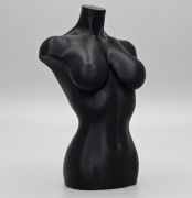 Figurka dekoracyjna czarna minimalistyczna nowoczesna ozdoba wnętrza