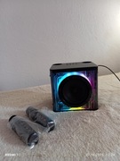 Głośnik Bluetooth z funkcją karaoke + 2 Mikrofony