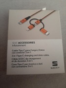 SEAT KABEL ŁADOWARKA 3W1 USB C (000051444AQ)