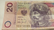 Banknot 20zł z 25 marca 1994