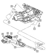Końcówki rury wydechowej 2010 Dodge Challenger