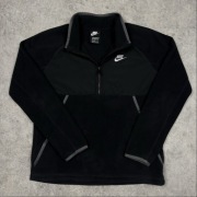 Nike Bluza Polarowa 1/2 Zip Czarna Streetwear Fleece XL