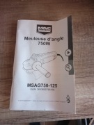 Instrukcja do szlifierki macalister 750