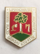 XXXVII Rajd Górski KTG PTTK Tarnów.Limanowa 1992