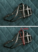 Kaganiec skórzany dla psa