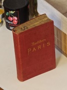 Baedeker Baedekers Paris Paryż wyd 18 1912 rok Francja przewodnik 