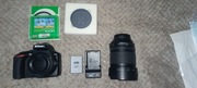 Zestaw Nikon d3500 i obiektyw nikkor 18-105 przebieg około 12000