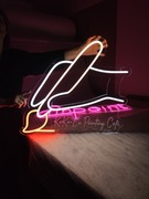 Napisy Świetlne na Ścianę.Dekoracje Neon. Pędzel