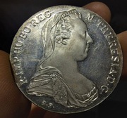 Talar Maria Teresa 1780 nowe bicie