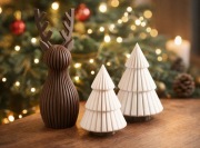 Zestaw świąteczny – renifer + 2 choinki